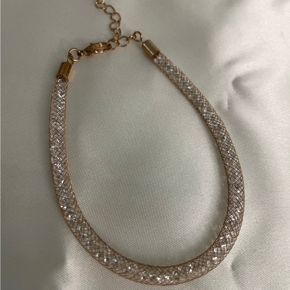 Elegant Gold Mesh Bracelet